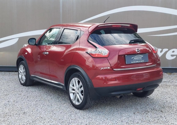 Nissan Juke cena 43900 przebieg: 90714, rok produkcji 2010 z Ińsko małe 79